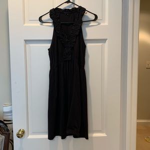 Theory Black cotton dress